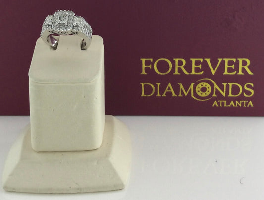 14K White Gold 2CTW Diamond Ring