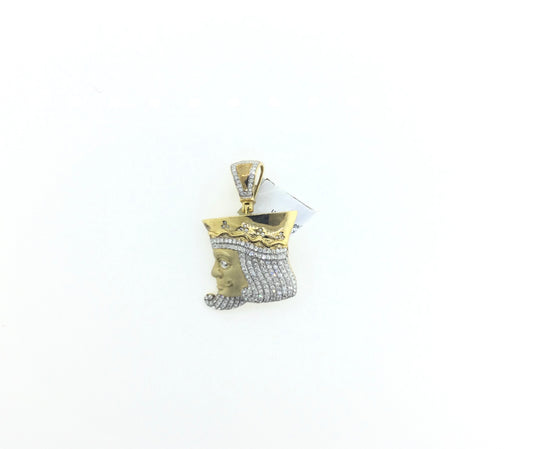 10K Yellow Gold 0.87CT King Charm