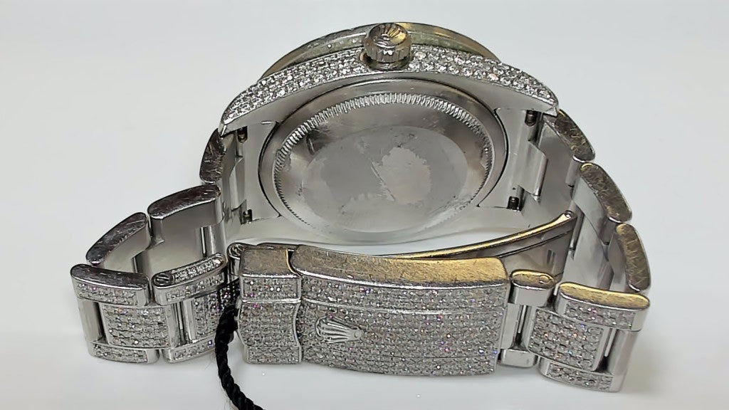 **Rolex Datejust 36mm 20ctw Diamonds Mother of Pearl 5ct Bezel**