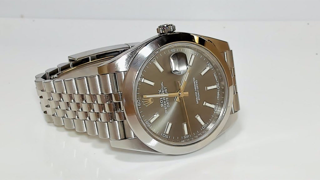 Rolex Datejust 41 Ref 126300 Slate Dial Jubilee Box Papers