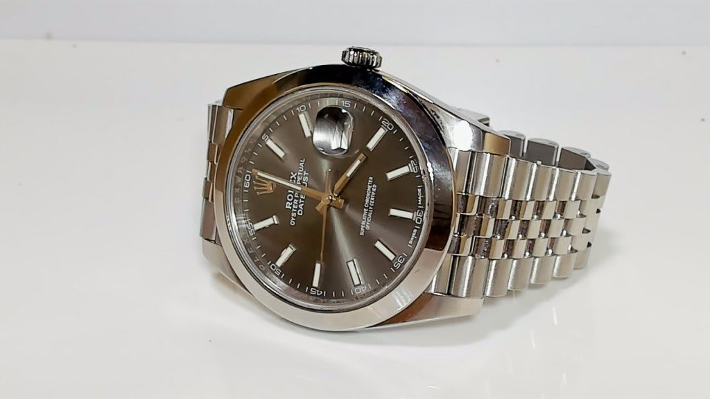Rolex Datejust 41 Ref 126300 Slate Dial Jubilee Box Papers