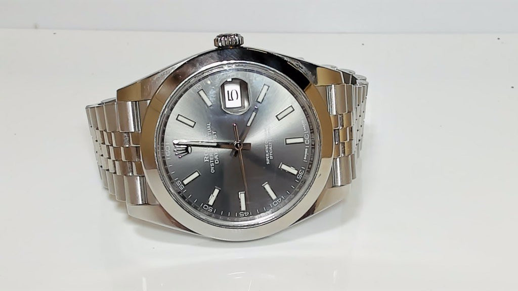 Rolex Datejust 41 Ref 126300 Slate Dial Jubilee Box Papers