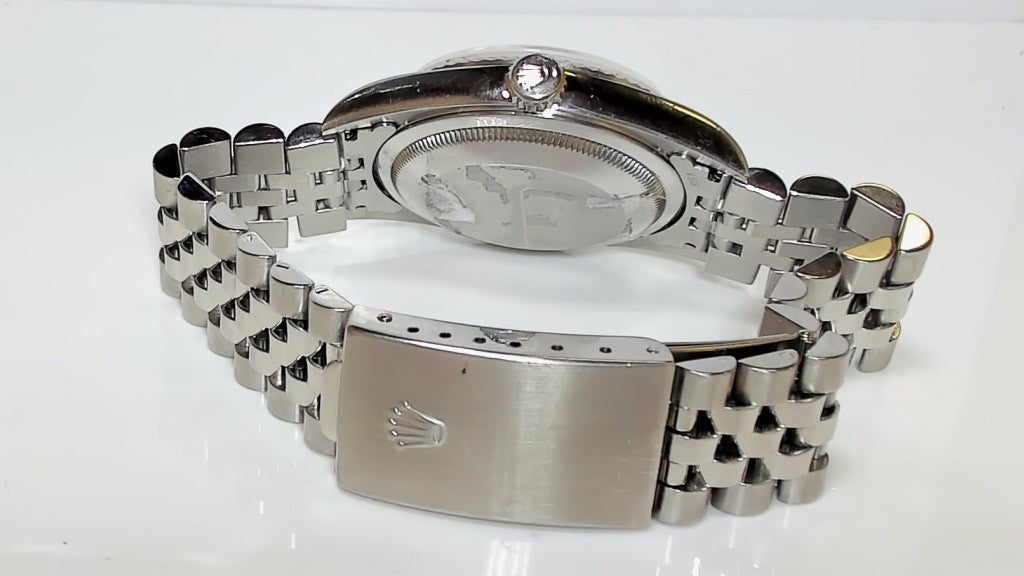 **Rolex Datejust 36mm Mother of Pearl Dial Steel Fluted Bezel**