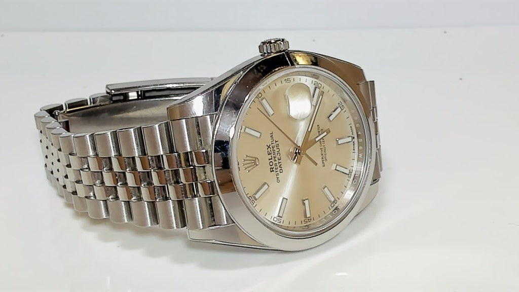 Rolex Datejust 41 126300 Steel Jubilee Grey Stick Dial