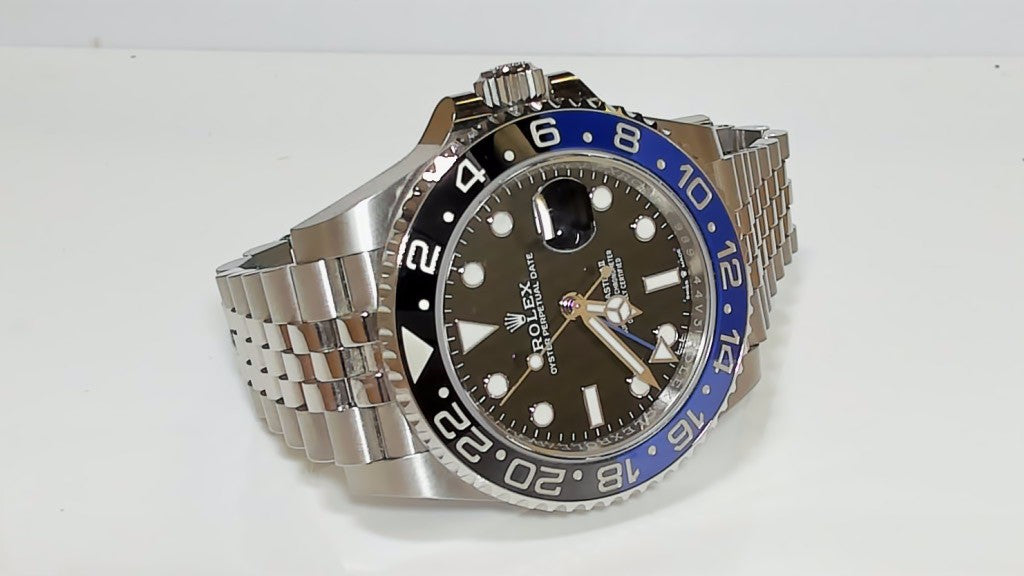 Rolex GMT-Master II Batgirl Blue Black Bezel Jubilee Bracelet