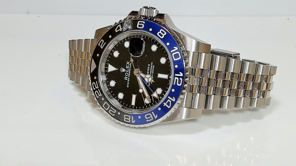 Rolex GMT-Master II Batgirl Blue Black Bezel Jubilee Bracelet