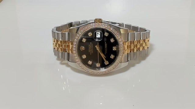 Rolex Datejust 36mm Two-Tone Diamond Dial &amp; Bezel Jubilee Bracelet