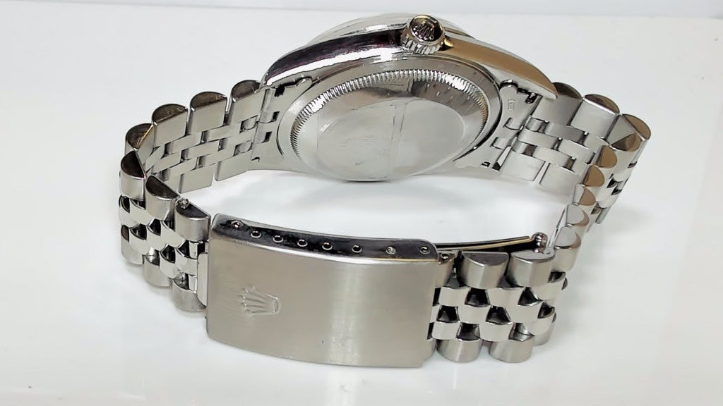 **Rolex Datejust 36mm 16220 White Roman Dial Jubilee Bracelet**