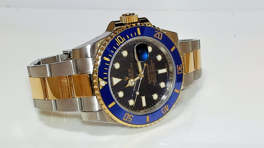 **Rolex Submariner Date 116613 "Bluesy" Two-Tone Blue Dial 40mm**