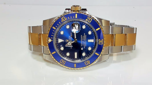 **Rolex Submariner Date 116613 "Bluesy" Two-Tone Blue Dial 40mm**