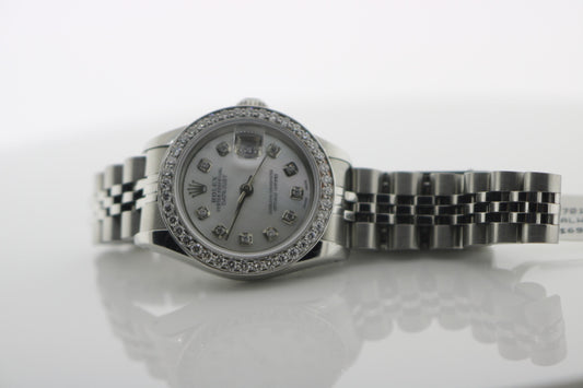 Ladies Rolex Datejust 31mm Mother of Pearl Diamond 1ctw Jubilee