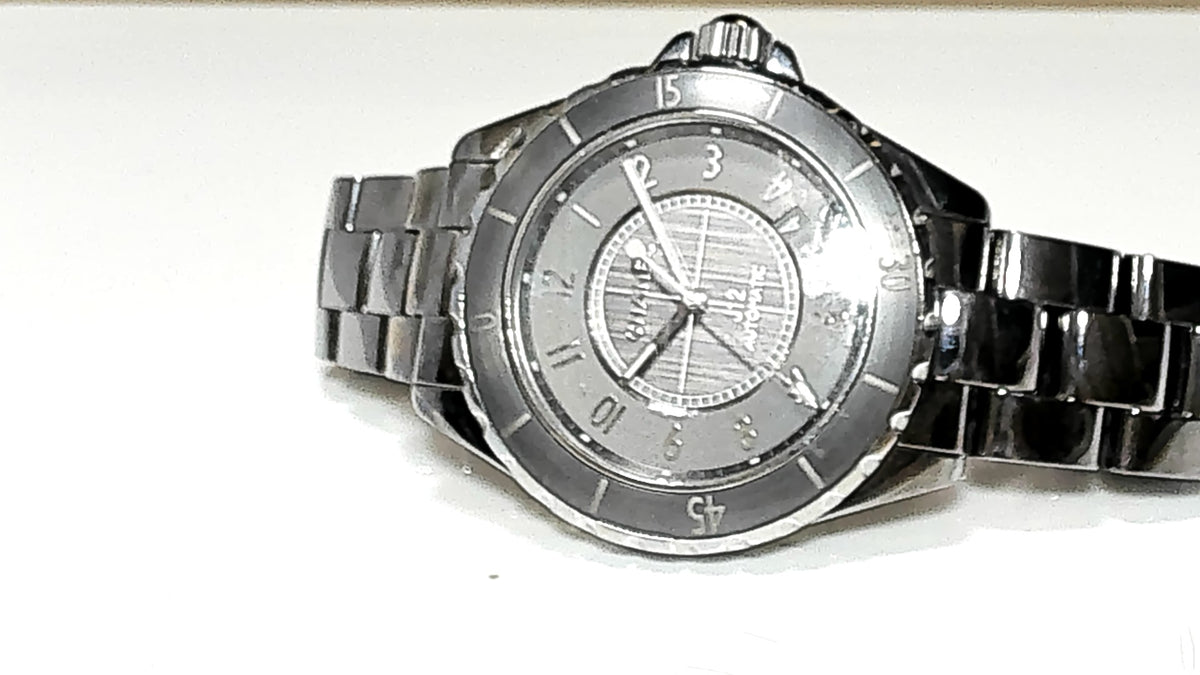 **Chanel J12 Black Stainless Steel Automatic Luxury Timepiece**