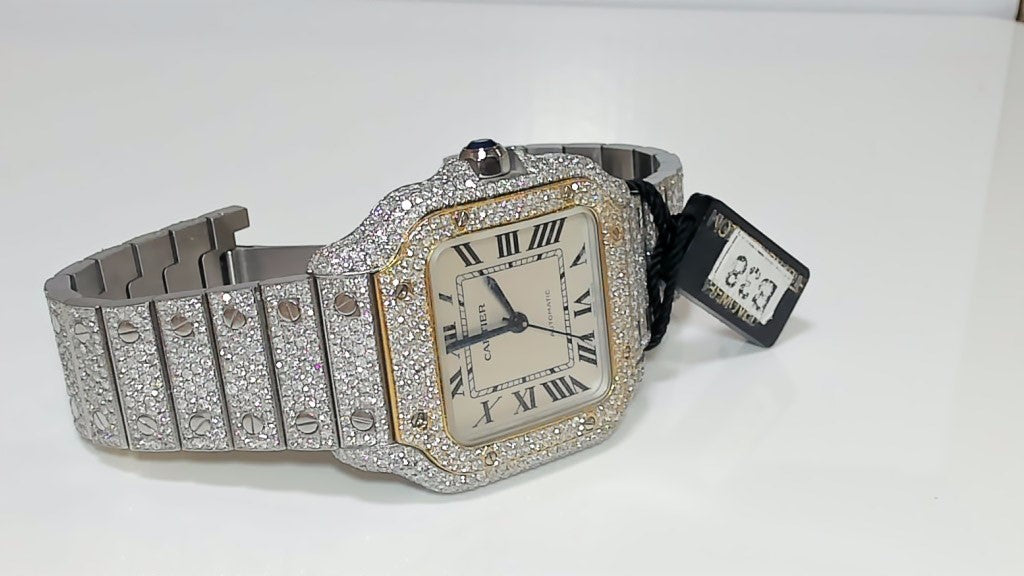 Cartier Mid Size All Diamond