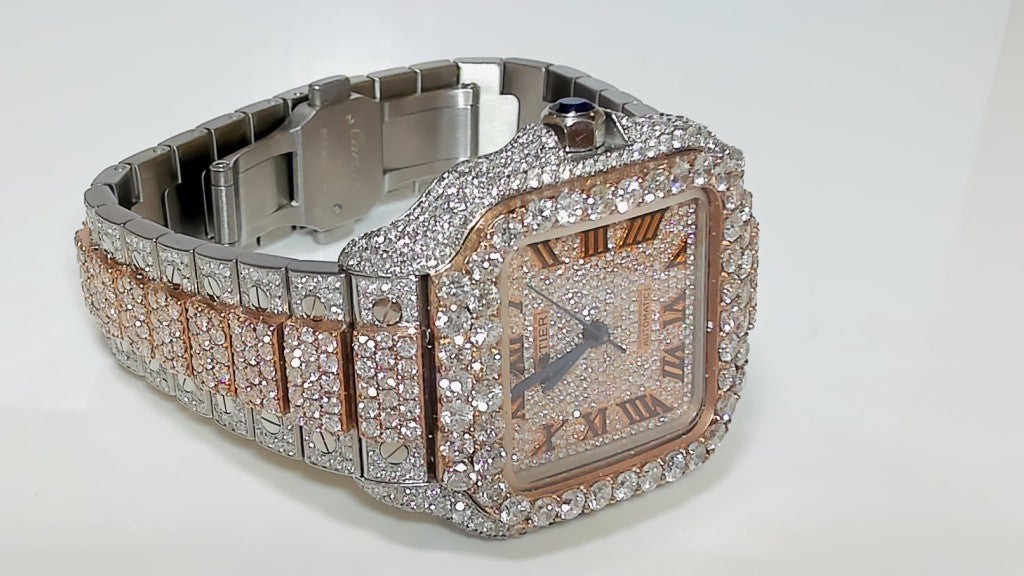 Cartier Mid Size Two-tone Rose Gold