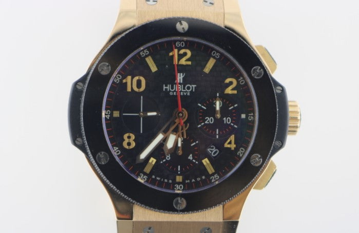 Hublot Big Bang Chronograph Rose Gold and Black Ceramic Watch