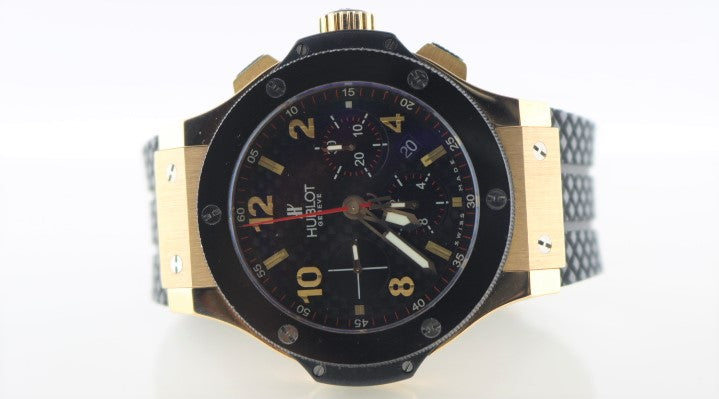 Hublot Big Bang Chronograph Rose Gold and Black Ceramic Watch