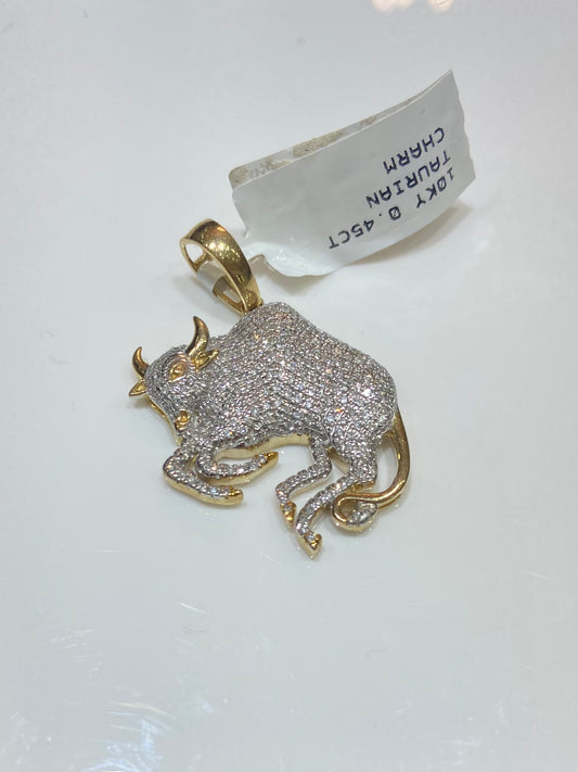 10K Yellow Gold 0.45CT Taurian Charm