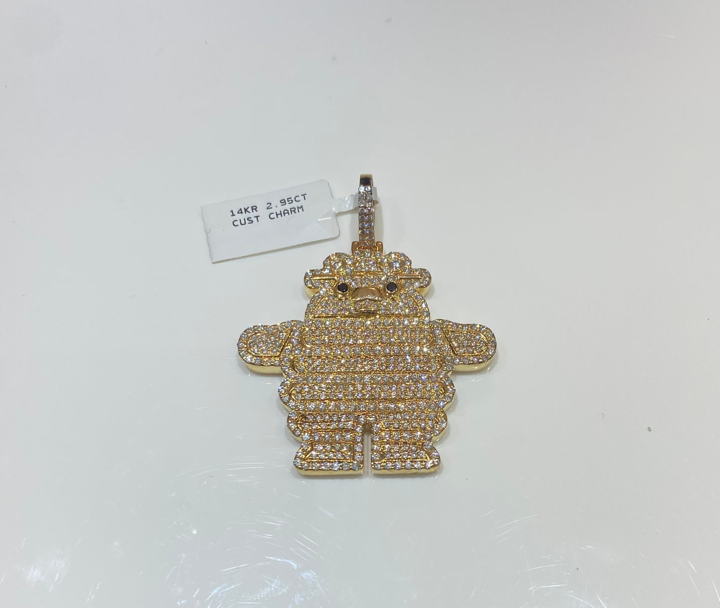 14K Rose Gold 2.95CT Custom Charm