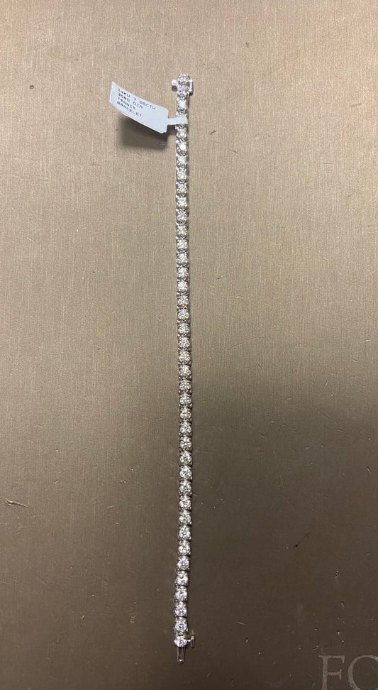 14K White Gold  7.00CTW Diamond Tennis Bracelet