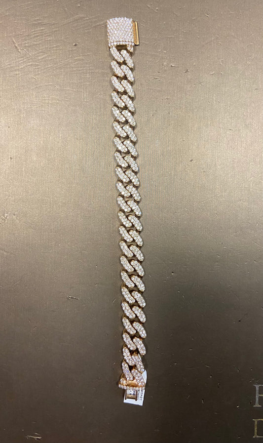 10K Yellow Gold 10CT Cuban Bracelet