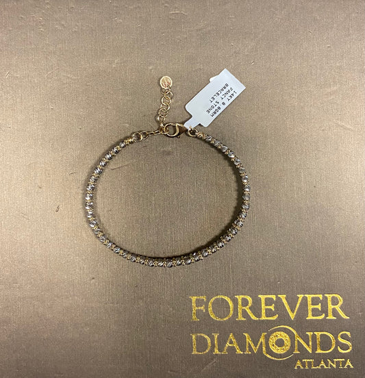 14K Yellow Gold 8.8GRM Fancy Stone Bracelet