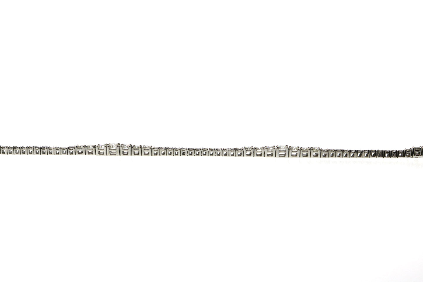 18K White Gold 3.01CT Diamond Bracelet