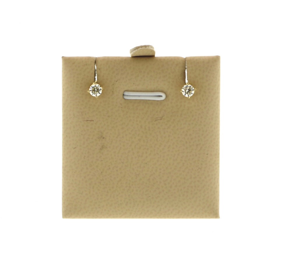 14K Yellow Gold 0.50CT Studs