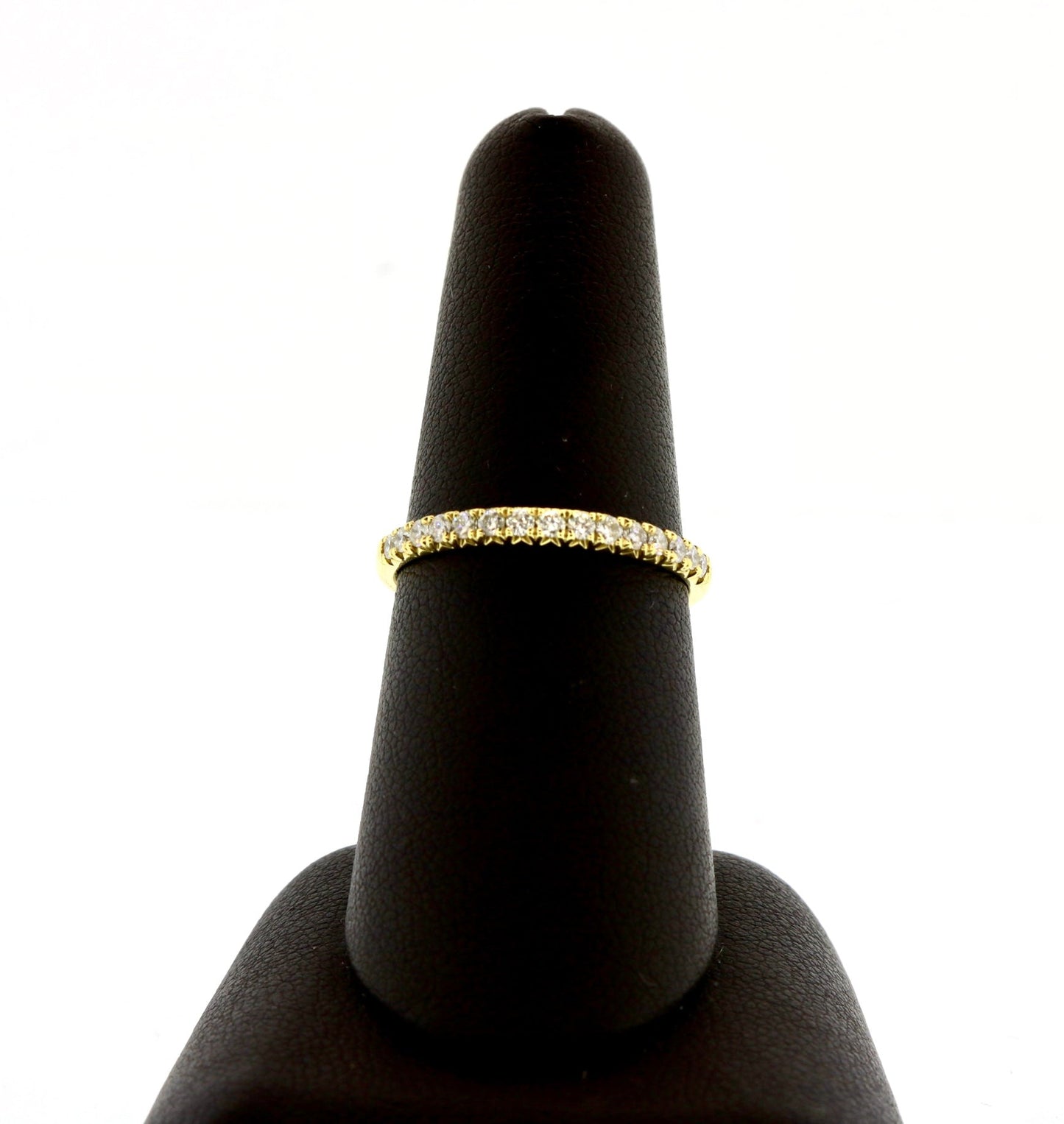 18K Yellow Gold 0.30CT RD Wedding Band