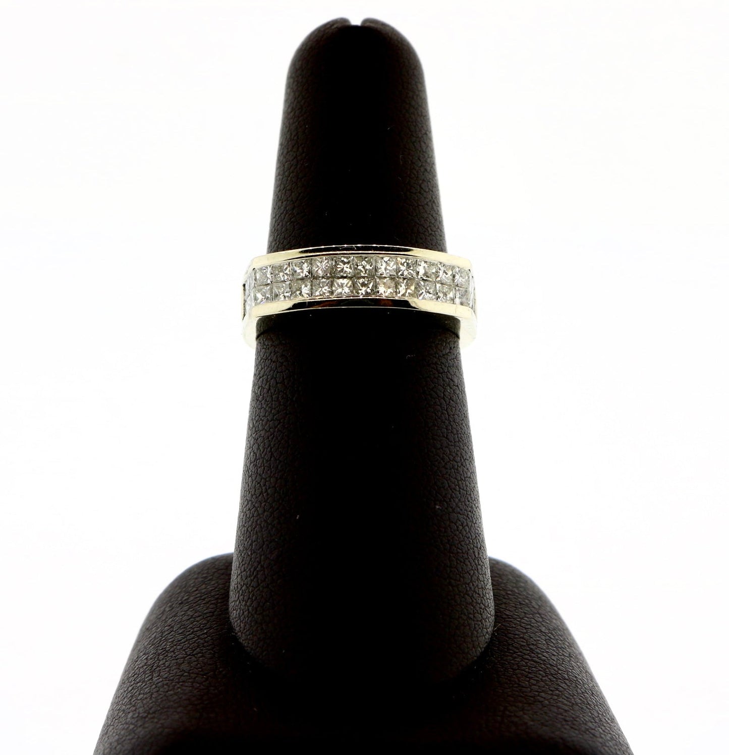 18K White Gold 0.75CT PRN Diamond Band