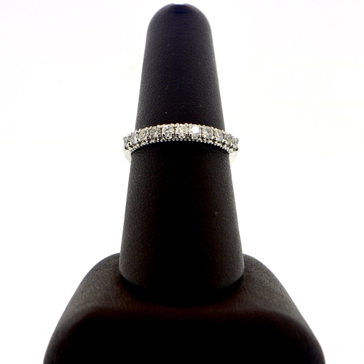 14K White Gold 0.40CT Diamond Band