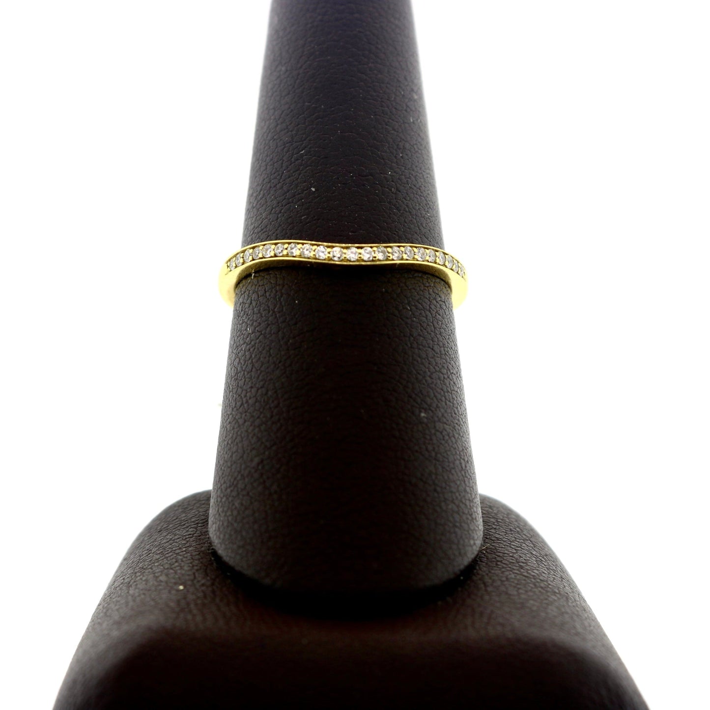 18K Yellow Gold 0.10CT Wedding Band