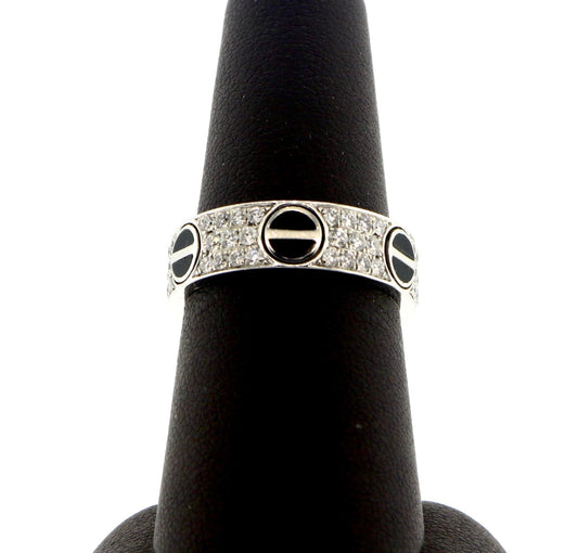 18K White Gold 0.94CT Designer Band