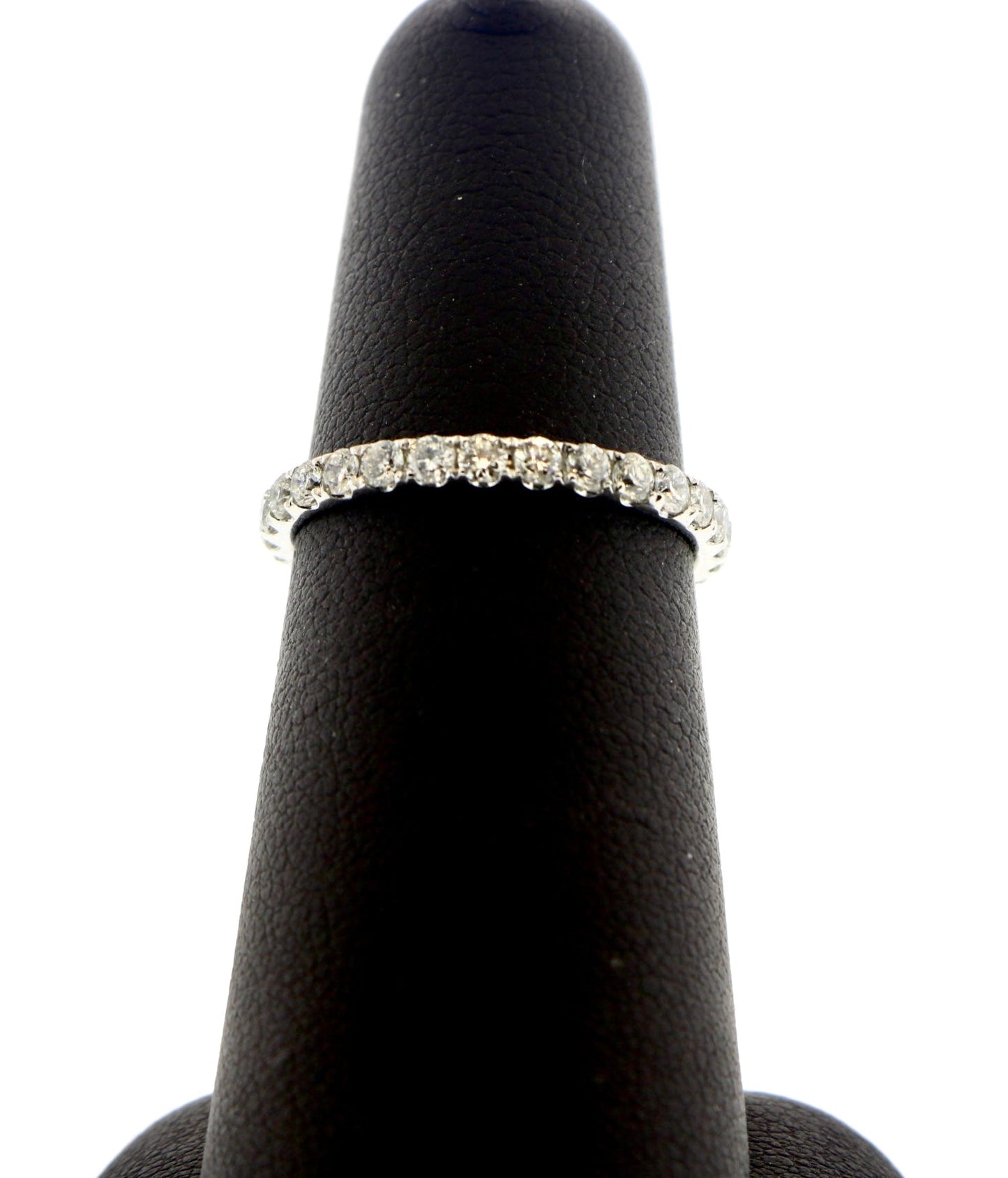 14K White Gold 0.82CT Eternity Diamond Band