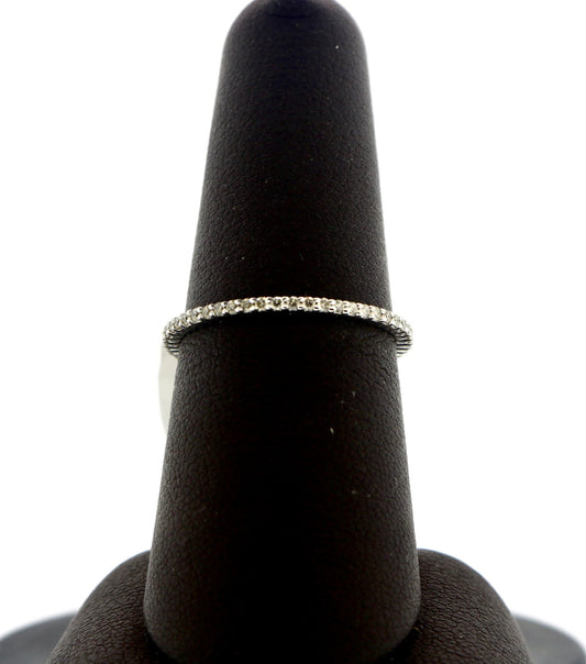 14K White Gold 1.50CT Diamond Band