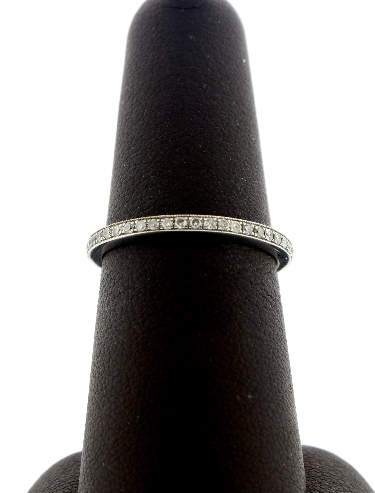 14K White Gold 0.50CTW RDS Prong Diamond Band