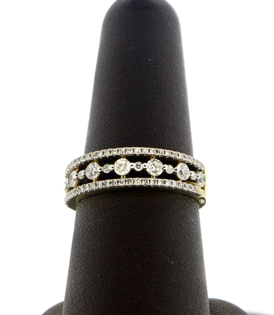 14K Yellow Gold 0.70CT Diamond Band