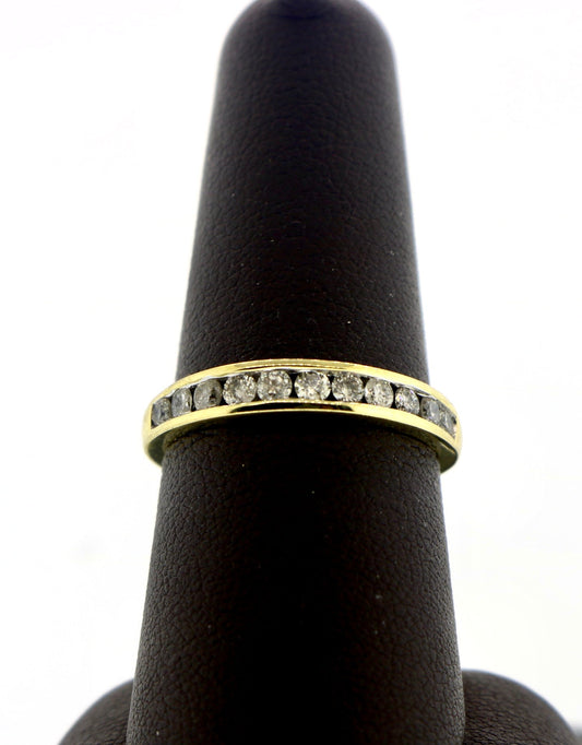 10K Yellow Gold 0.50CT LDS Wedding Band