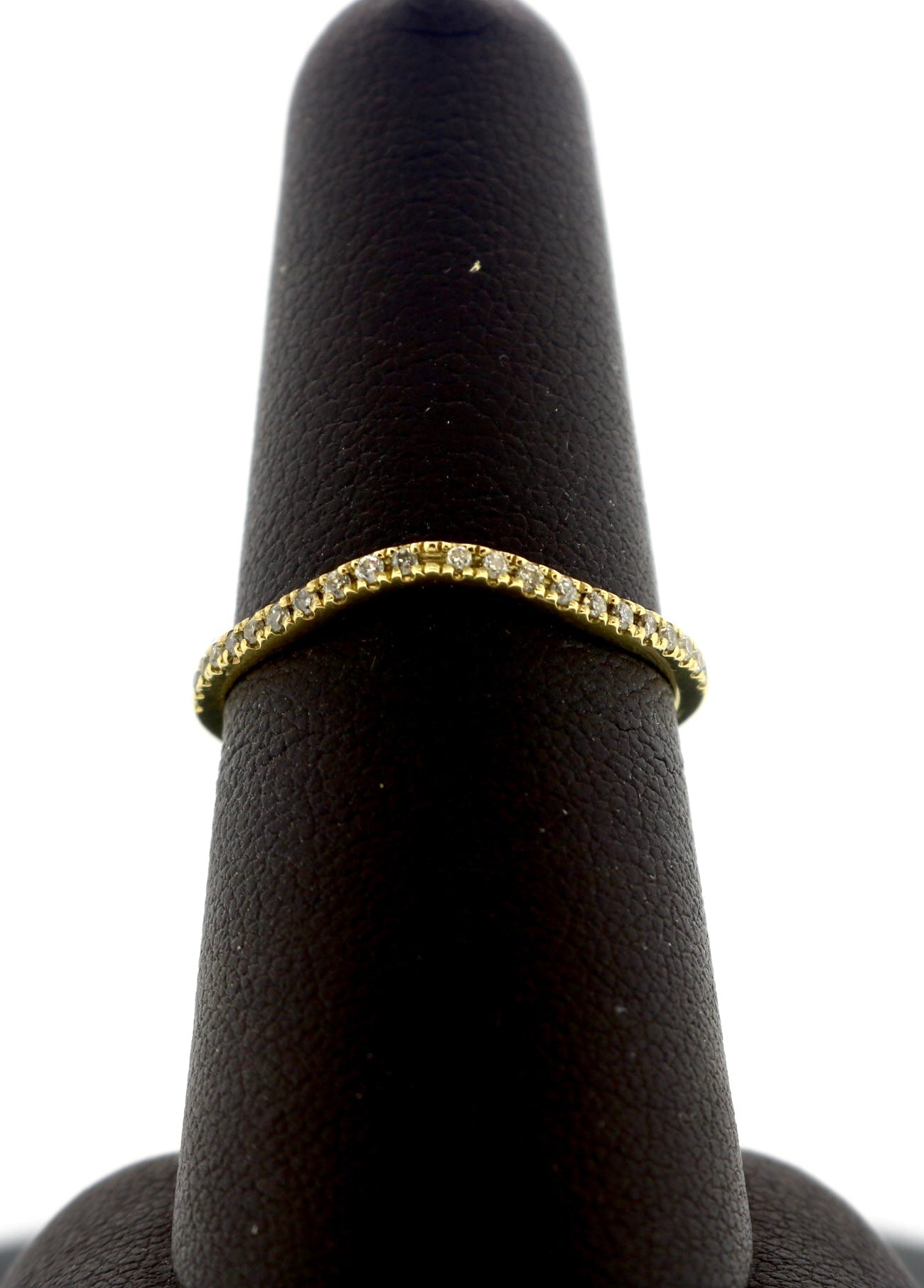 14K Yellow Gold 0.15CT Diamond Band