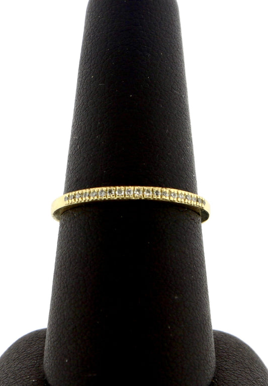 Yellow Gold 0.25CT LDS Band