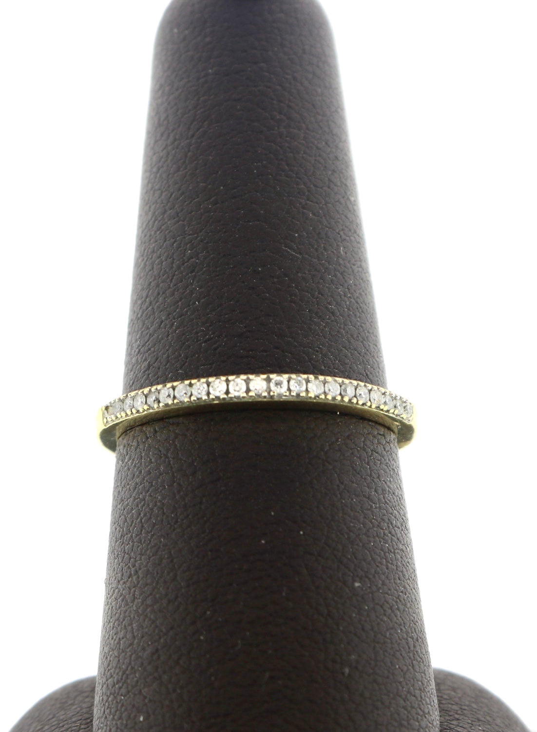 14K Yellow Gold 0.10CTW Wedding Band