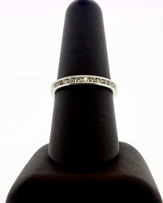 PLatinum 1/3CT Wedding Band