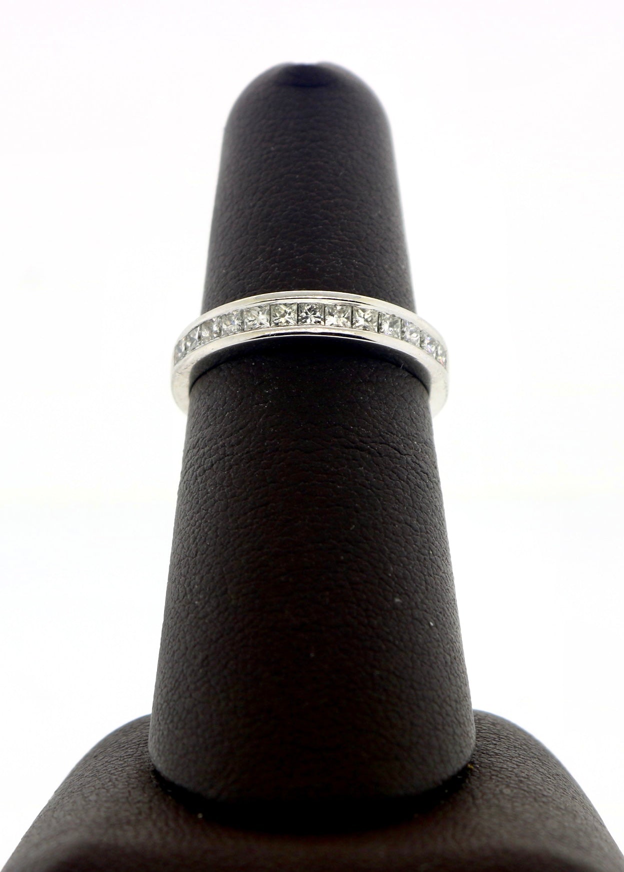 18K White Gold 0.50CTW PRN Diamond Band