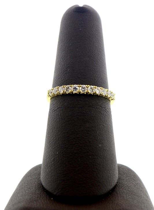 18K Yellow Gold 0.36CT RD Band