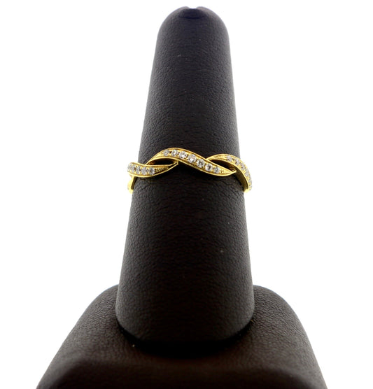 18K Yellow Gold 0.20CTW Diamond Band