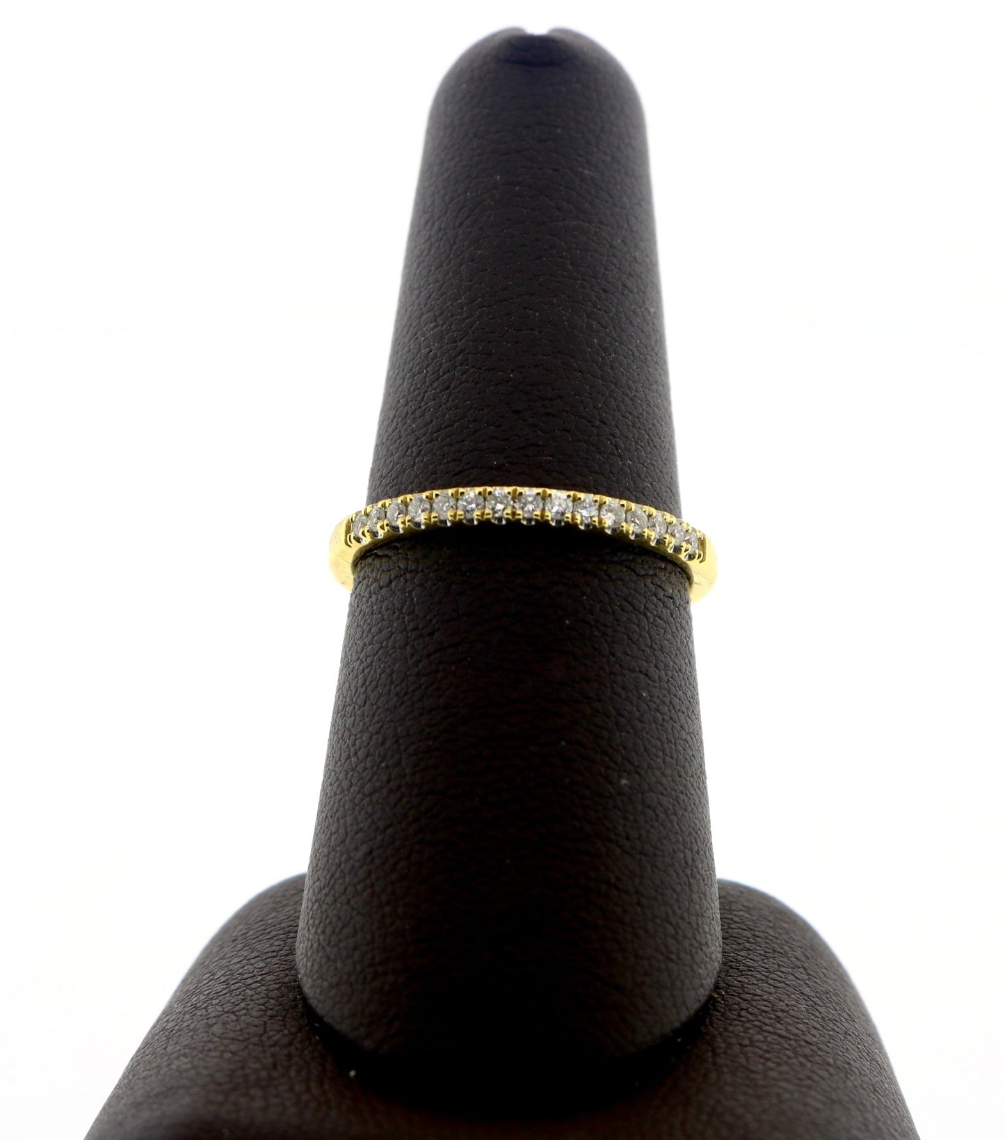 18K Yellow Gold 0.15CT Diamond Band