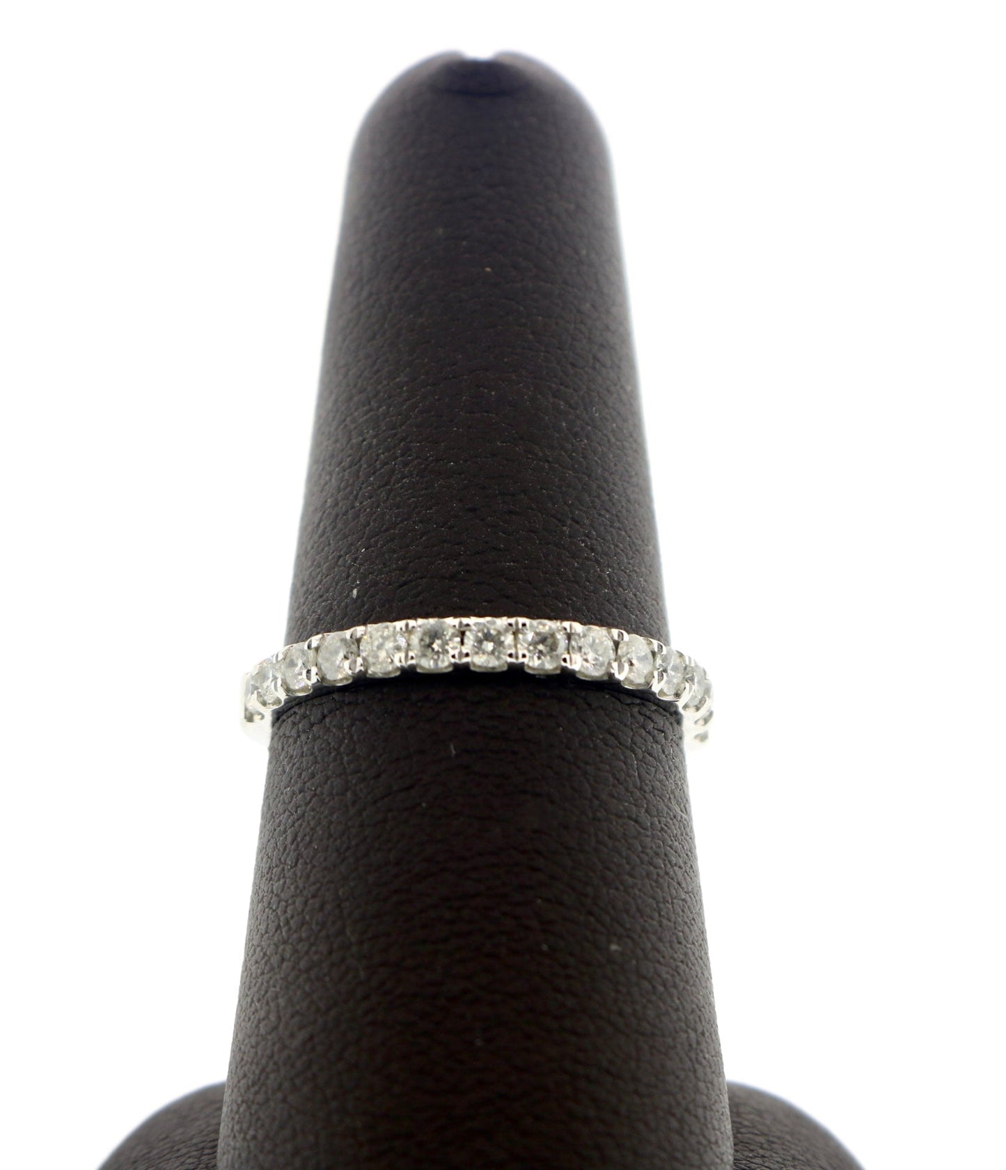 14K White Gold 0.50CT Diamond Band