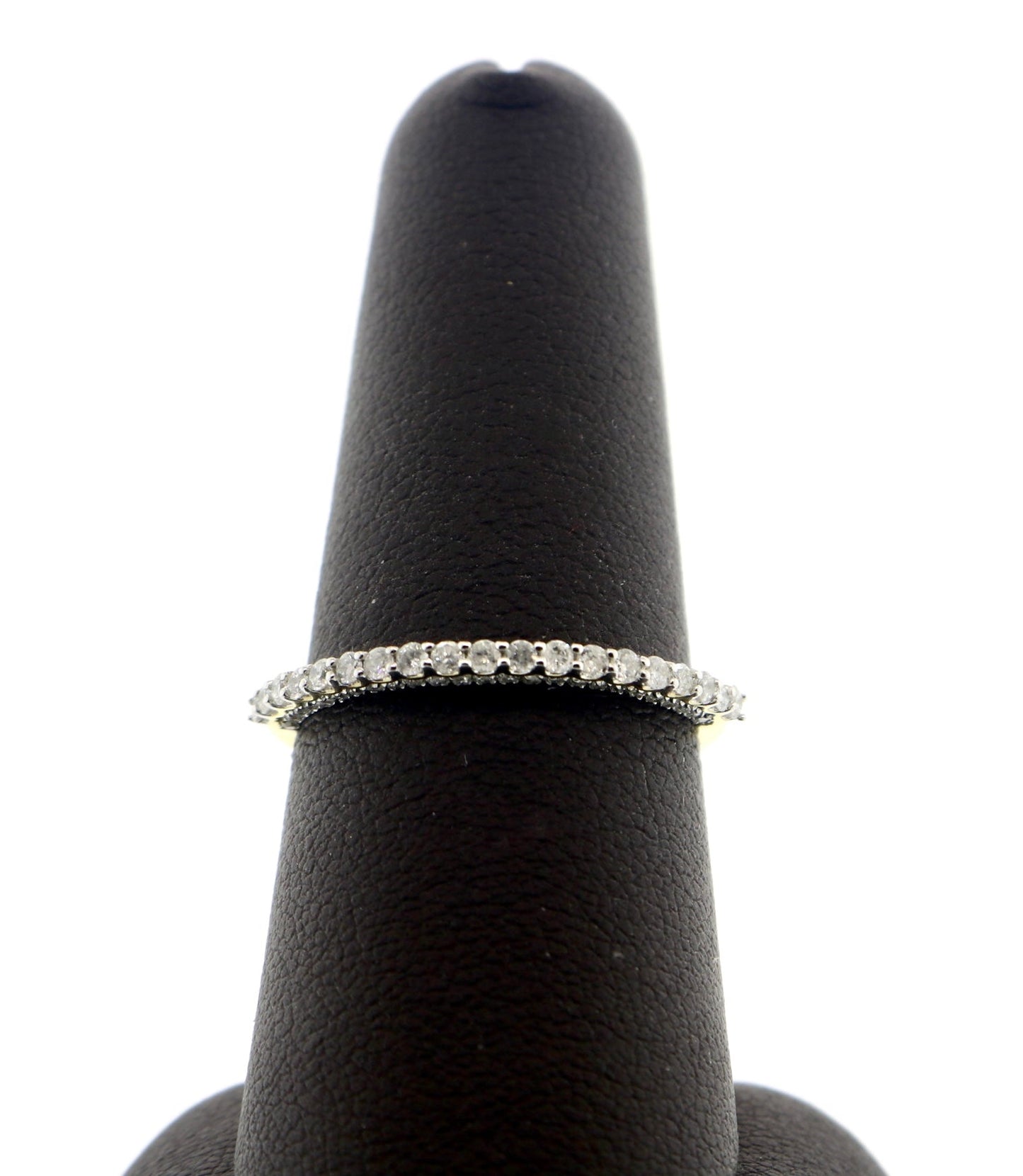 14K Yellow Gold 0.35CT Pave Diamond Band