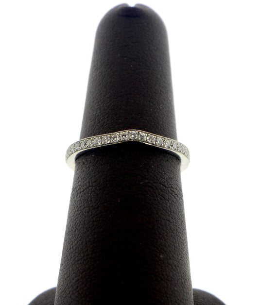 Platinum 0.25CT Diamond Band