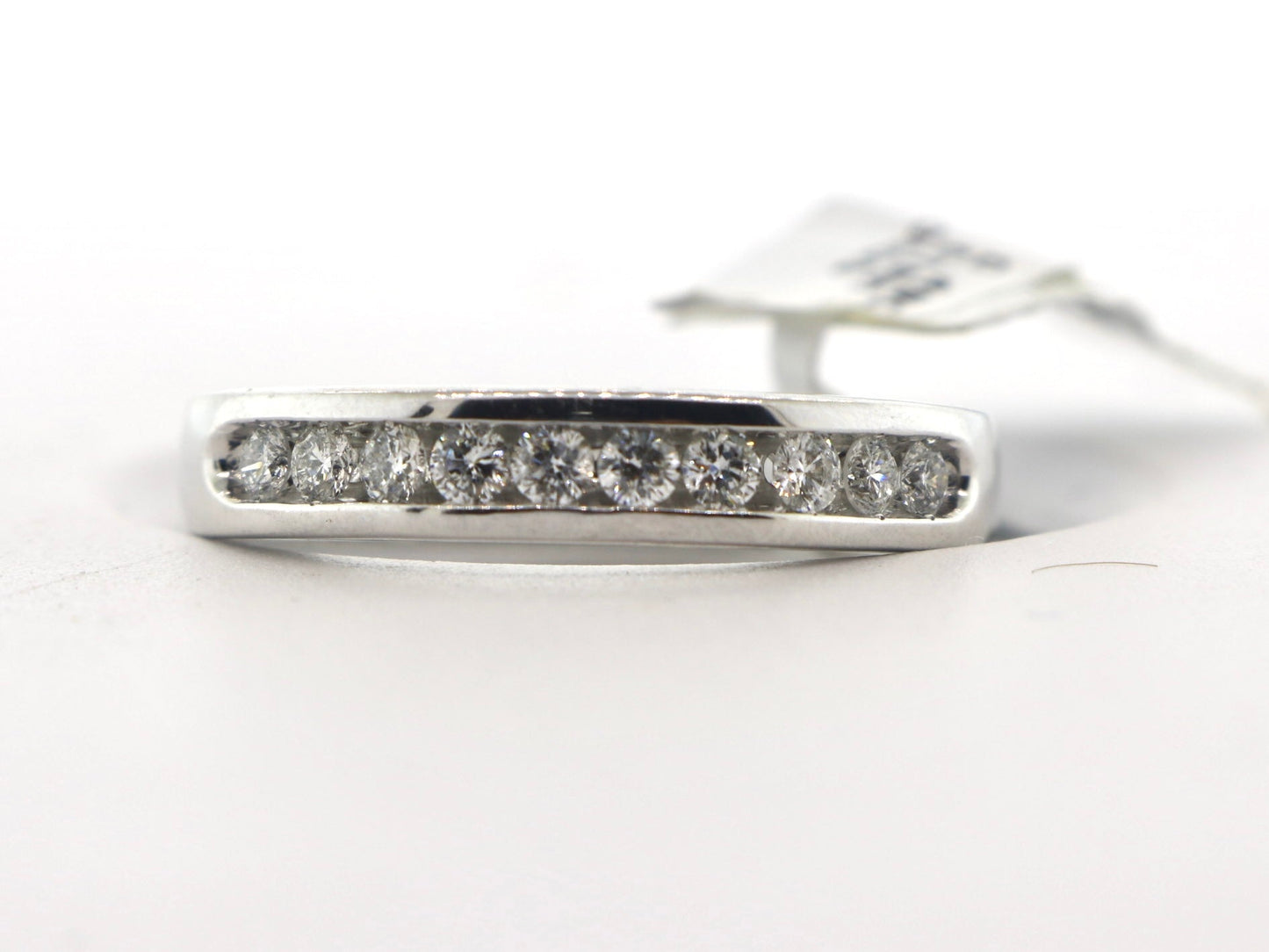 14K White Gold 0.49CT Mens Diamond Ring