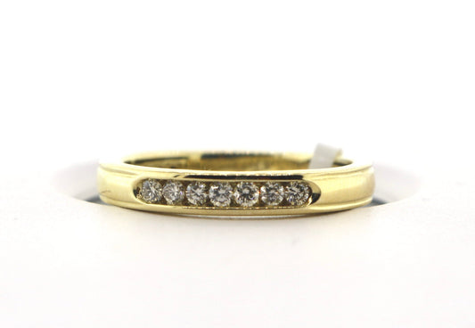 10K Yellow Gold 0.25CT Mens Diamond Ring